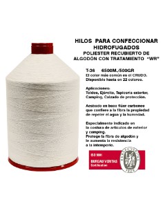 HILO ALGOD/POLI HIDRO T-36 6500M BLANCO<