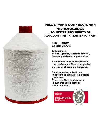 HILO ALGOD/POLI HIDRO T-25  ojo: 400Metros CRUDO *C.002<