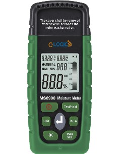 Medidor digital de humedad de materiales + Term