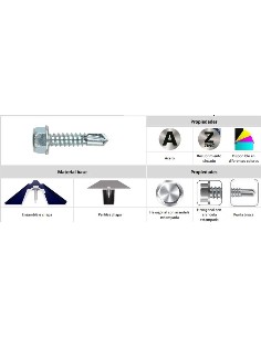 TLLO AUTOPERF. 6,3X25 C/EXAG *BLANCO* 7504K 2