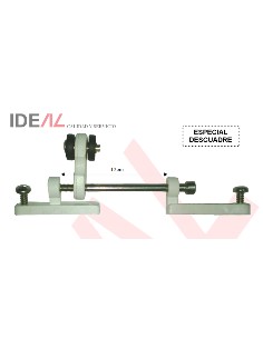 POLEA MOVIL ESPECIAL DESCUADRE NEGRA 12cm CON RODAMIENTO< 2