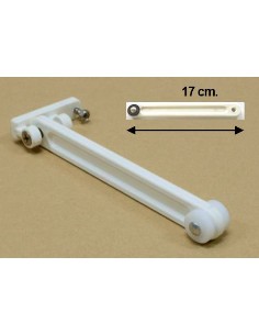 POLEA MOVIL SIN RODAMIENTO BLANCA 17CM *SUPER* UNIVERSAL< 2