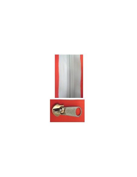 CREMALLERA CONTINUA NYLON 10MM BLANCA