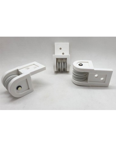 POLEA DOBLE NYLON EJE INOXIDABLE