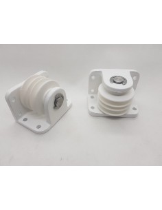 POLEA DOBLE ESQUINA ZEN BLANCO