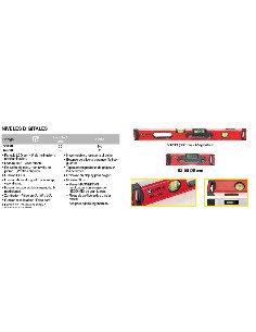 Nivel digital 25cm 2