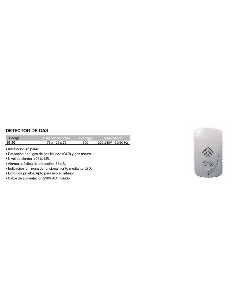 Detector de gas 73x126x76 2
