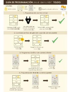 MANDO A DISTANCIA 6 CANALES NEXT-6 BLANCO IDRM IDEMO 2