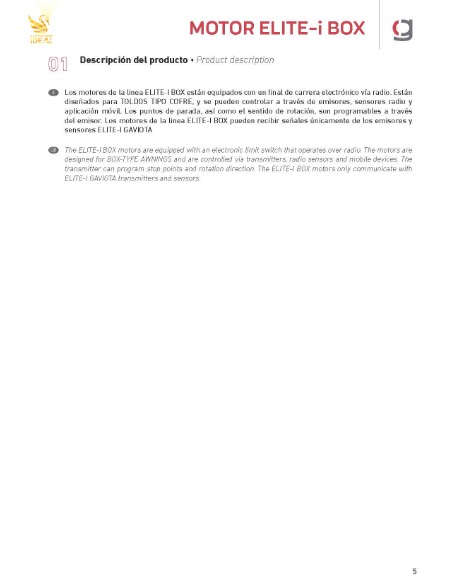 MANDO A DISTANCIA 1 CANAL ELITE PARA TOLDO EXTENSIBLE---GAVIOTA