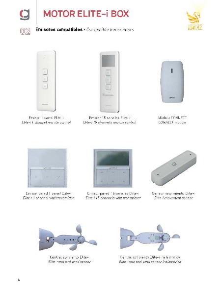 MANDO A DISTANCIA 1 CANAL ELITE PARA TOLDO EXTENSIBLE---GAVIOTA