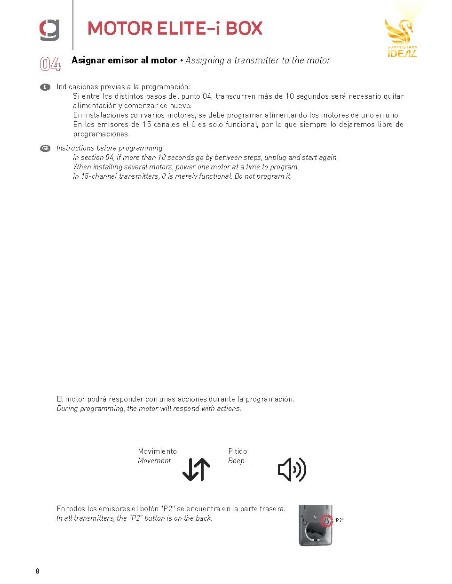 MANDO A DISTANCIA 1 CANAL ELITE PARA TOLDO EXTENSIBLE---GAVIOTA