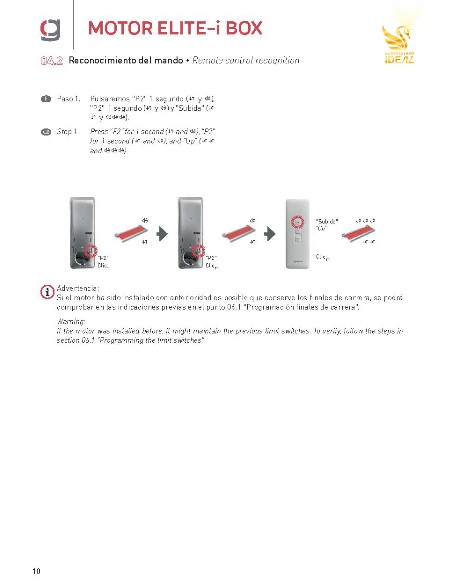 MANDO A DISTANCIA 1 CANAL ELITE PARA TOLDO EXTENSIBLE---GAVIOTA