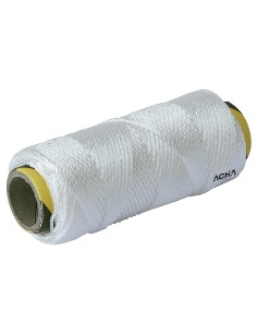 Bobina de cuerda de atirantar de polipropileno cableado BLANCO 50 m. x 1,7mm