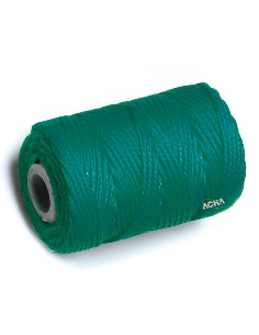 Bobina de cuerda de atirantar de polipropileno trenzado VERDE 200 m. x 1,7mm