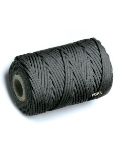 Bobina de cuerda de atirantar de polipropileno trenzado NEGRO 50 m. x 1,7mm