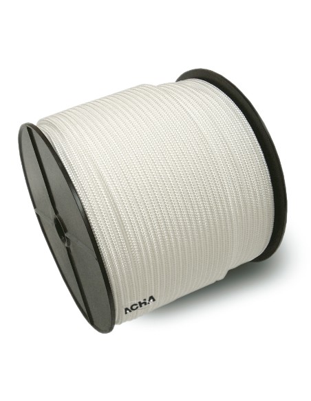 Carrete de cuerda trenzada de polipropileno 200 m. x 6mm