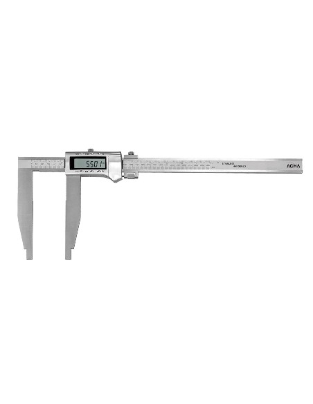 Calibre digital grande tipo tornero ajuste fino 0-1.000 x Boca 150