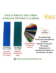 VIVO ESPIGA TEJA  25MM ROLLO100M C.236 2