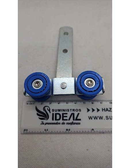 POLEA 4 RUEDAS  RODAMIENTOS D.30X25 IDEAL<