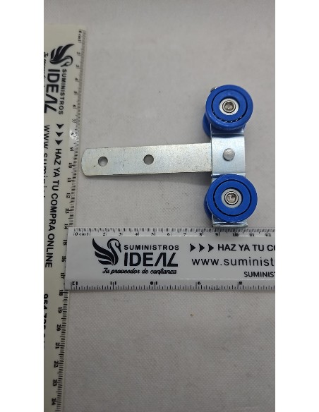 POLEA 4 RUEDAS  RODAMIENTOS D.30X25 IDEAL<