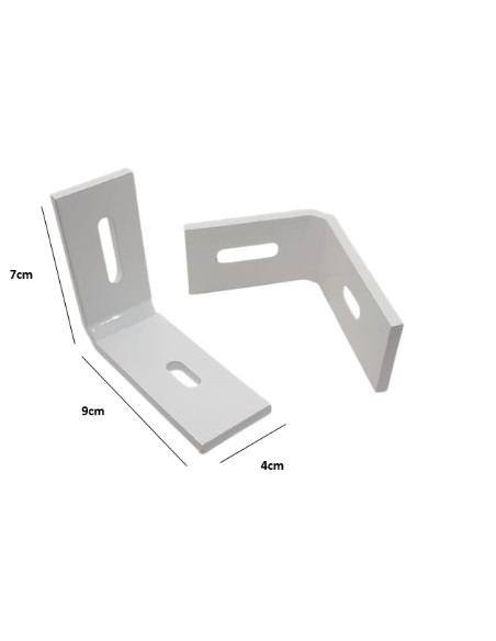 ESCUADRA SOPORTE ENTRE PARED BLANCA LARGA - ***STANDARD***