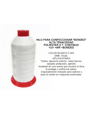 HILO BOND POLI T-20 1500M BLANCO TOP CAL