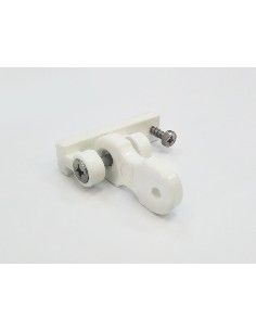 POLEA MOVIL PLASTICO BLANCA TIPO PATITO<