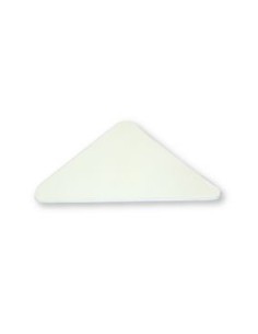 REFUERZO TRIANGULO PVC 100MM BLANCO