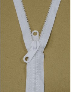 CURSOR AUTOMATICO DOBLE PLASTICO N.10 BLANCO (PARA CREMALLERA INYECTADA)< 2