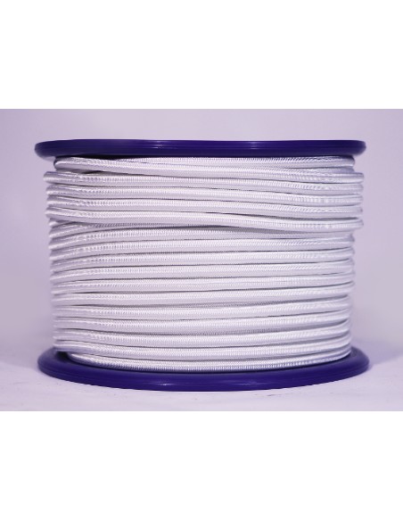 CUERDA ELASTICA 8mm TOP BLANCA  (BOBINA A 100M)