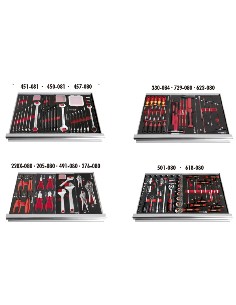 4 CAJONES CARRO TALLER 123 HERRAMIENTAS