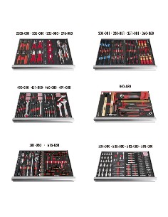 6 CAJONES CARRO TALLER 238 HERRAMIENTAS