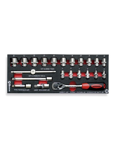 B. COMB.1/4 22 UD.VASOS HEXAGONALES 3/8