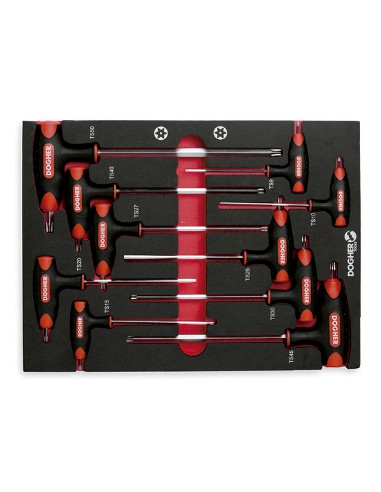 B. COMB 1/2 10 LLAVES T TORX SEGURIDAD