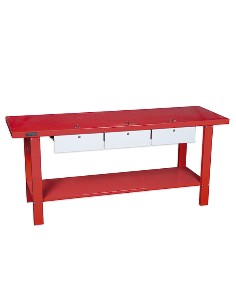 MESA TRABAJO METAL 3 CAJON 2000X640X865