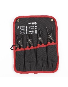 BOLSA 4PCS ALICATES SEEGER PRO 180MM