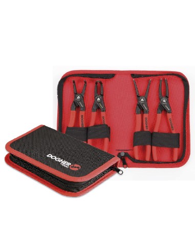 ESTUCHE 4PCS ALICATES SEEGER PRO 155MM