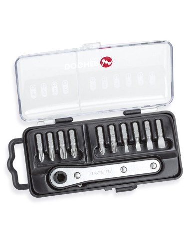 ESTUCHE PUNTAS ATOR&LLAVE CARRACA 11PZAS