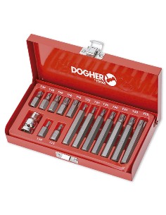 ESTUCHE PUNTAS10MM TORX 15PCS