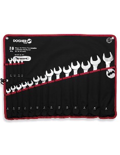 BOLSA NYLON 18 LLAVES COMBINADAS 8-32MM