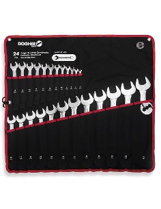 BOLSA NYLON 24 LLAVES COMBINADAS 6-36MM