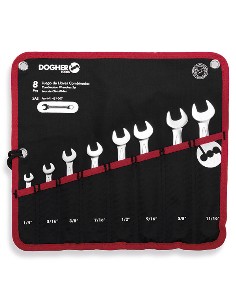 BOLSA NYLON 8 LLAVES COMBINADAS SAE