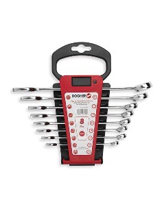 JUEGO 8 LLAVES COMBINADAS 8 A 19MM