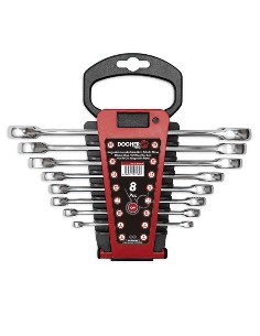 JUEGO 8 PCS DOBLE BOCA ESTRELLA PLANA