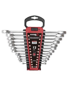 JUEGO 12 PCS DOBLE BOCA ESTRELLA PLANA