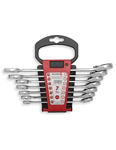 JUEGO 7 LLAVES COMB. CARRACA REV