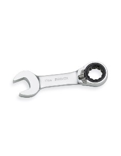 LLAVE COMBINADA DE CARRACA CORTA CrV 10