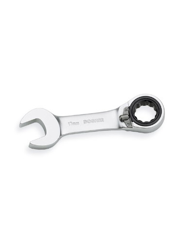 LLAVE COMBINADA DE CARRACA CORTA CrV 10