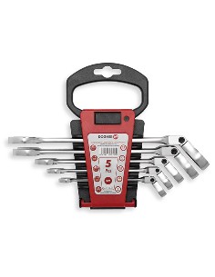 JUEGO 5 LLAVES COMB. CARRACA FLEX