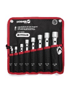 BOLSA NYLON 8 LLAVES DE TUBO HEXAGONAL